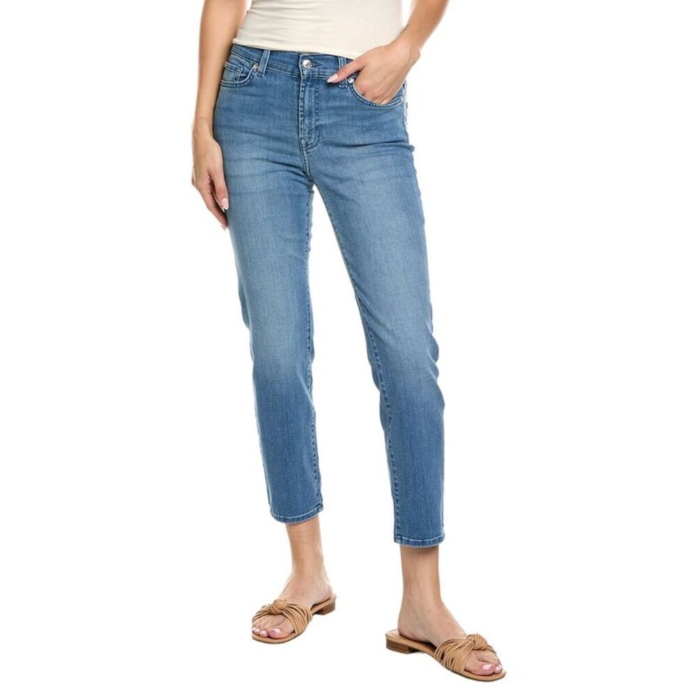 7 For All Mankind Womens  Roxanne Ankle Jean, Blue